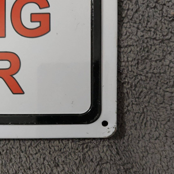 Rivers Edge Products Tin Sign, 17" x 12" Metal Wall Art, Warning: Nothing Here - Picture 3 of 6